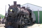 Rock Island #938 a 4-6-2 Pacific type sits at the IRM